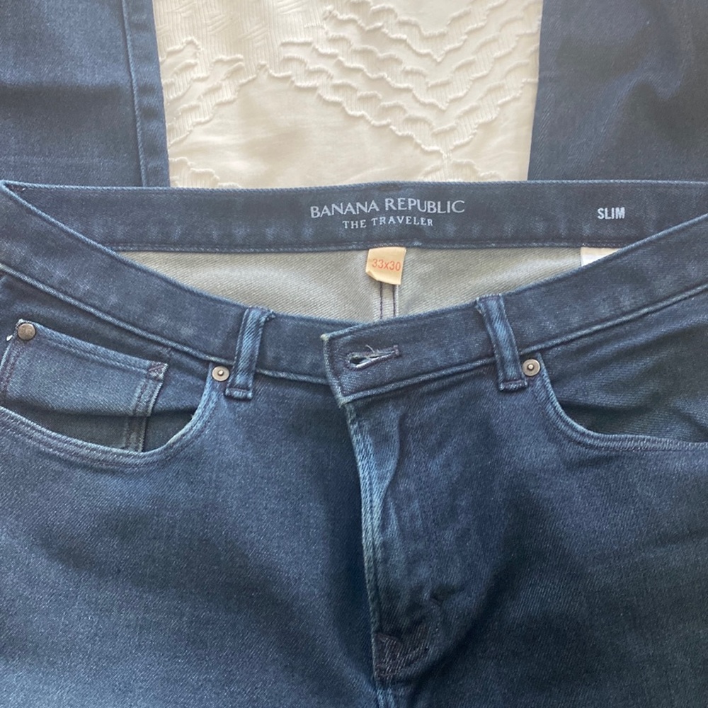 BR travelers jeans size 33x30 Slim